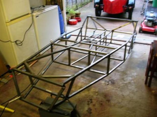 Almost finished welding chassis